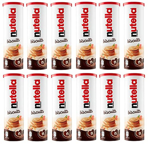 Lot De 12 Biscuits Ferrero Nutella Biscuits Biscotto Con Un Crémeux Cuore Di Nutella En Forme De Cœur Nutella 166 G