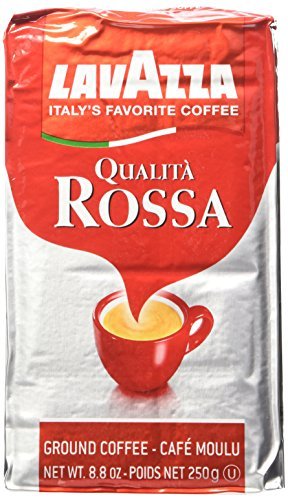 Lavazza Italian Qualita Rossa Ground Espresso (1 Case = 20 X 8.8 Oz Bricks) By Lavazza
