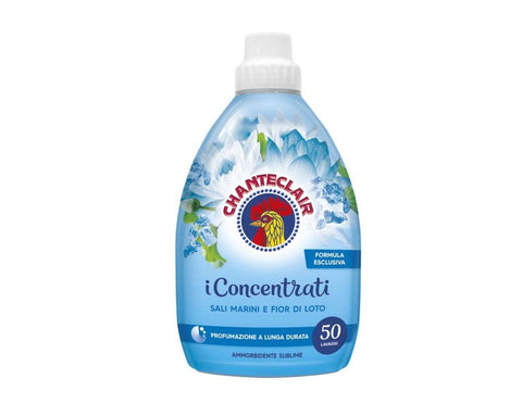 Chanteclair I Concentrati Lot De 3 Flacons D'amorbidente Sublime Sali Marini E Fior Di Loto Sels De Mer Et De Lotus 1000 Ml Parfum Longue Durée 50 Lavages