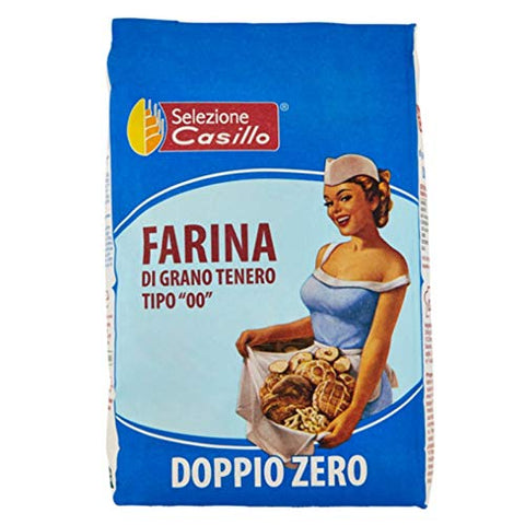 Type De Farine "00" 3kg - Sélection Casillo - Carton De 4 Pièces