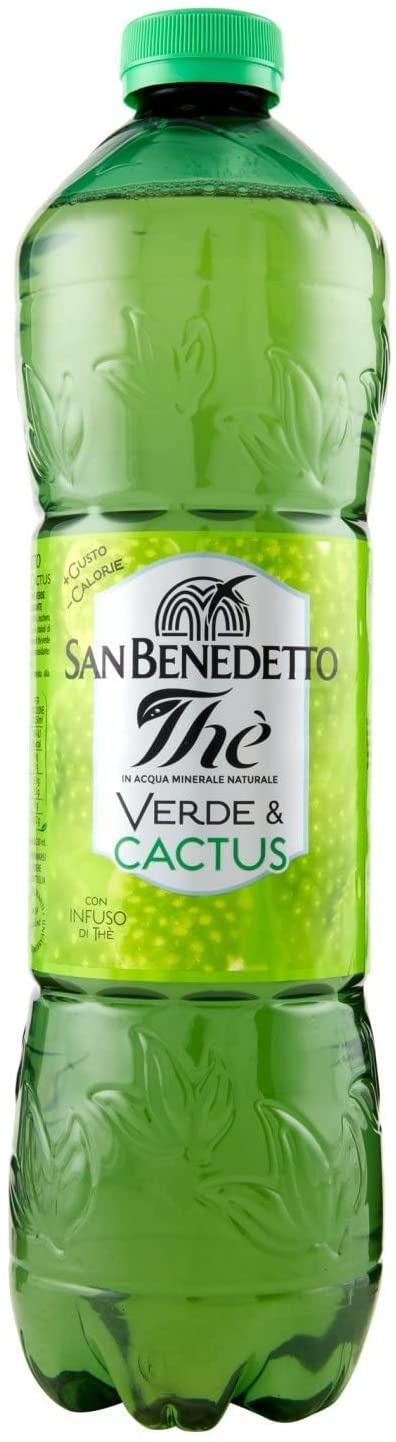 San Benedetto The'verde Zero Lot De 6 Sachets De Thé Vert Rafraîchissant Sans Sucre Pet 1500 Ml Avec Infusion De Thé Dans De L'eau Minérale Naturelle