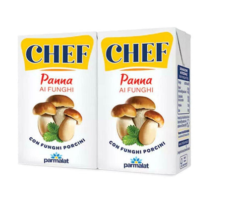 Panna Chef Funghi Lot De 3 Champignons De Porcini Crème Parmalat 2 X 125 Ml
