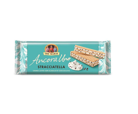 Tre Marie Ancora Uno Wafer Stracciatella Gaufres Remplies De Crème De Chocolat Au Lait Et Morceaux De Chocolat 140 G