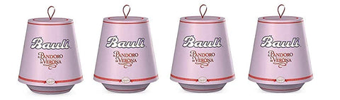 4x Bauli Il Pandoro Di Verona Tradizionale Couvrir De Sucre Glace 1kg