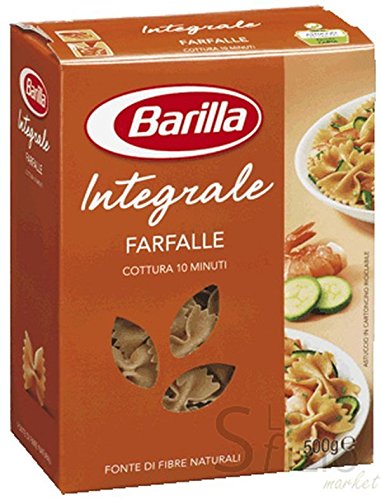 5x Pasta Barilla Farfalle Integrali Pâtes Italiennes À Grains Entiers 500g