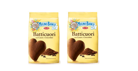 Batticuori Cacao E Cioccolato Mulino Bianco Lot De 2 Paquets De 350 G