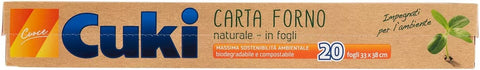 Cuki Lot De 12 Fours En Papier Naturel 33 X 38 Cm Avec 20 Feuilles Chacune + Italian Gourmet Polpa 400 G