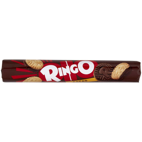 Ringo - Biscotti Farciti Con Crema, Al Gusto Di Cacao, 165 G