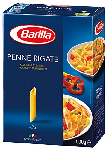 Barilla Penne Rigate (Nouilles Creux Rainurés) - 500g