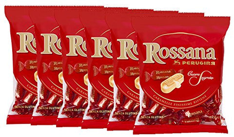 Perugina Rossana Lot De 6 Sachets De Bonbons Remplis 175 G