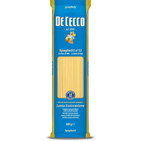 De Cecco Lot De 6 Spaghetti N° 12 500 G (6 X 0,5 Kg)