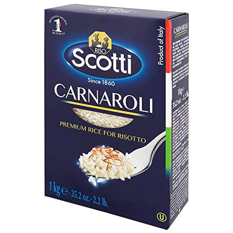 Scotti Riso Superfino Carnaroli 6 X 1000 G = 6000 G À Grains Longs