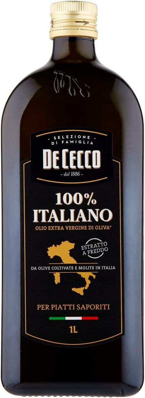 Lot De 3 Huiles D'olive Extra Vierges De Cecco 100% Italiano Olio Extra Vierge 750 Ml
