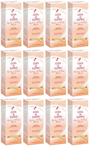 Cera Di Cupra: Rosa Per Pelli Secche Face Cream, Dry Skin, Antiage Formula * 2.53 Fluid Ounces (75ml) Tubes (Pack Of 12) * [ Italian Import ] By Cera Di Cupra