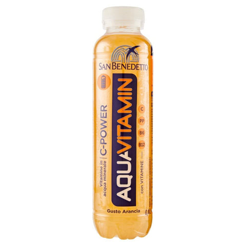 San Benedetto Aquavitamine C-Power Lot De 24 Bouteilles D'eau En Pet Orange 40 Cl