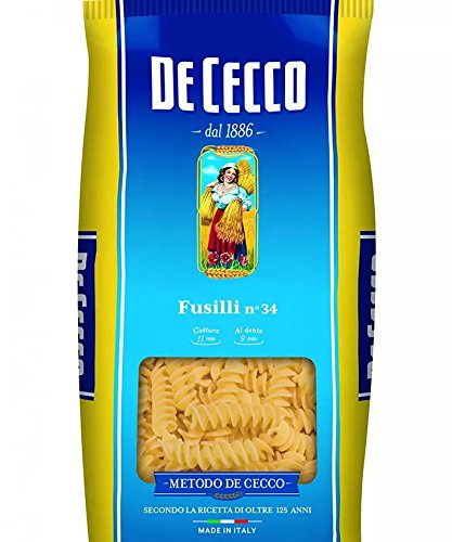 Pâtes Fusilli N°34 De Cecco Sachet 3kg