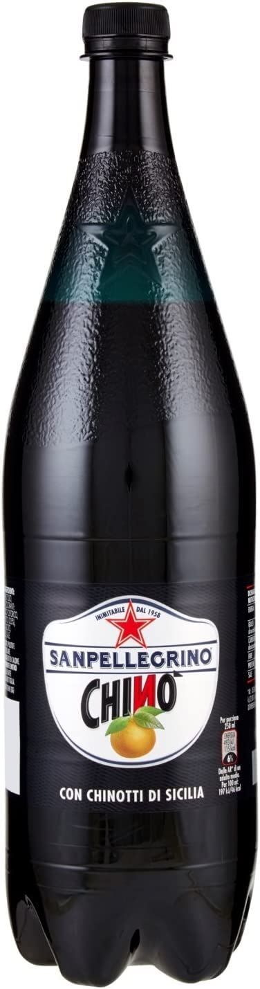 San Pellegrino 12 X Chinotto Chinò Boisson Italienne À L’orange Amère 1,25 L