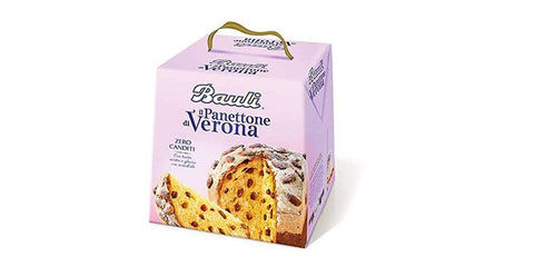 Bauli Panettone Di Verona Sans Fruits Confits Avec Des Raisins Secs Et Des Amandes 1kg