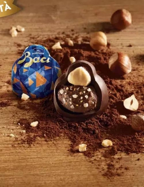 Baci Bijou Crystal Pralines 10x 150g – Chocolat fin aux cristaux d'orange – Édition limitée - + Italian Gourmet polpa 400gr