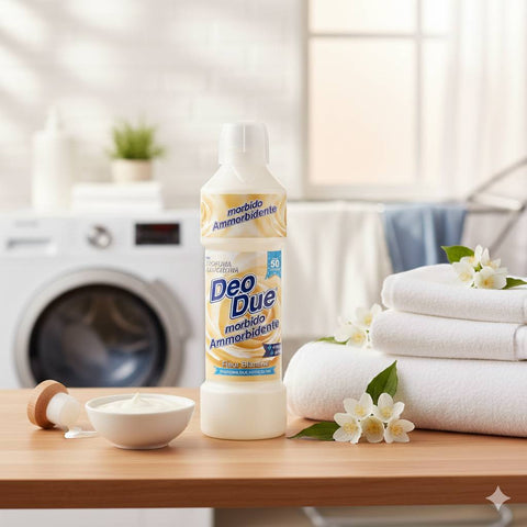 3x Deo Due – Ammorbidente Fiori Bianchi, Adoucissant textile 1 litre