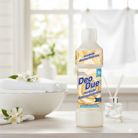 3x Deo Due – Ammorbidente Fiori Bianchi, Adoucissant textile 1 litre