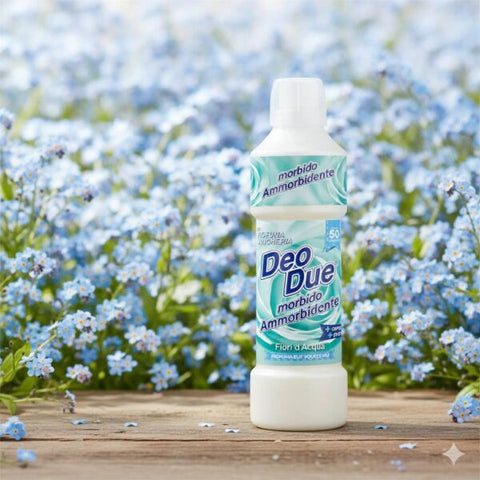 3x Deo Due – Ammorbidente Fiori d’Acqua, Adoucissant textile 1 litre