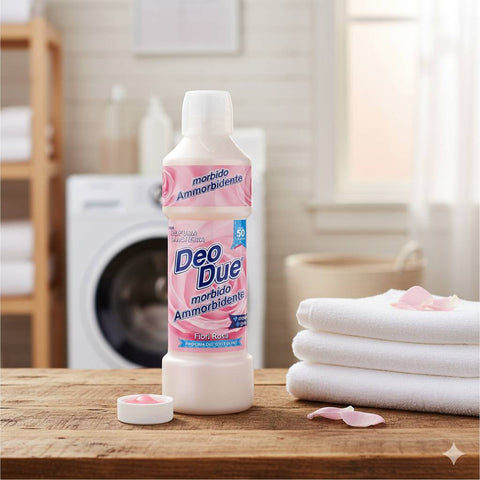 3x Deo Due – Ammorbidente Fiori Rosa, Adoucissant textile 1 litre