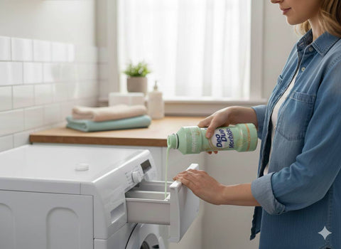 3x Deo Due – Ammorbidente Nature, Adoucissant textile à l'huile d'amande douce biologique 1 litre