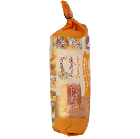 Mulino Bianco Pan Bauletto al Grano Duro pain de semoule de blé dur 8x400gr +  Italian Gourmet polpa 400gr