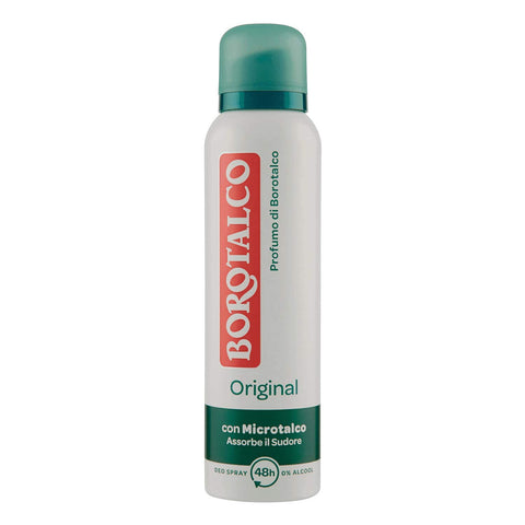 12 X Borotalco Spary 125 Ml Original [Total 1500 Ml]
