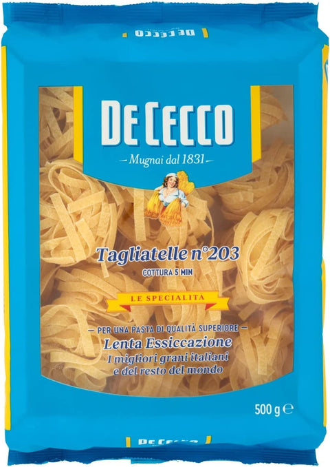10 X De Ceccotagliatelle No. 203 Italian Pâte 500 G