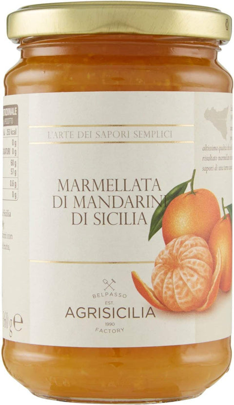 Agrisicilia Marmellata Di Mandarini Di Sicilia - Confiture De Mandarine Sicilienne 6x 360 G