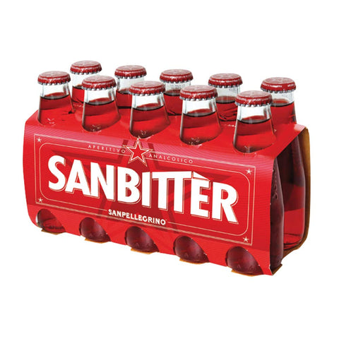 Sanbitter 0,100 Lt. San Pellegrino Vetro A Perdere - Scatole Da 40 Bottiglie