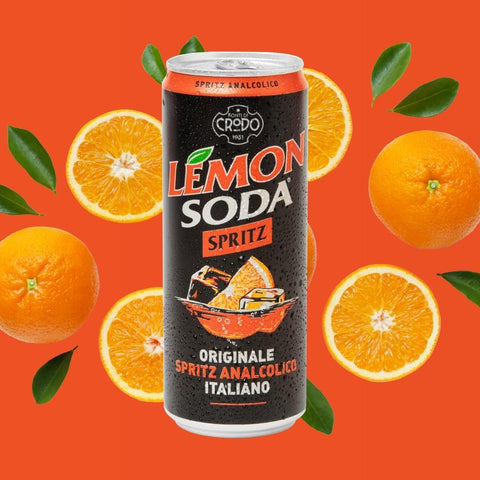 Lemonsoda Spritz Boisson gazeuse au jus d'orange 48 x 33 cl