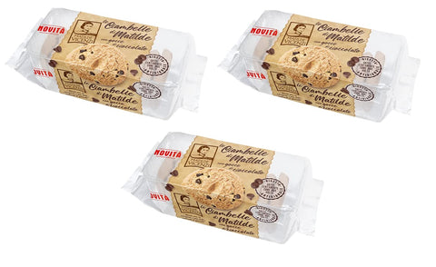 Matilde Vicenzi Ciambelle Con Gocce Di Cioccolato Lot De 3 Beignets Avec Pépites De Chocolat 200 G