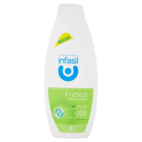Infasil Baignoire Fresco Revitalisant, Cliniquement Testé Et Délicat Sur La Peau 500 Ml