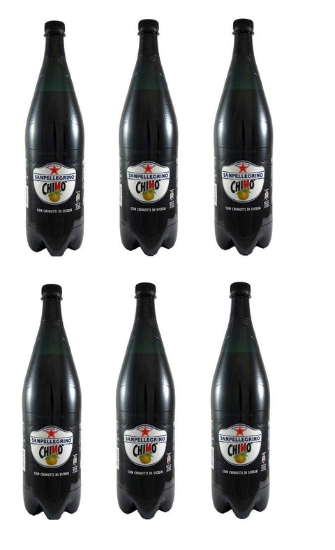 San Pellegrino Lot De 6 Boissons Gazeuses Italiennes Chinotto Chino' Pet 1,25 L Limonade Italienne Orange Amère