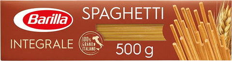 5x Pasta Barilla Spaghetti Integrali Pâtes Italiennes À Grains Entiers 500g