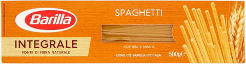 Lot De 10 Pâtes Barilla Spaghetti Integrali Grains Entiers 100 % Italiens Nouilles 500 G