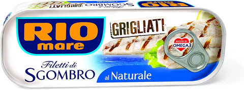 Rio Mare Filetti Di Sgombro Grigliato Lot De 3 Filets De Maquillage, 120 G, Riche En Oméga 3