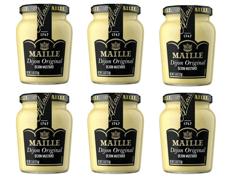 Maille - Moutarde De Dijon Original, 225 Ml, 6 Pièces