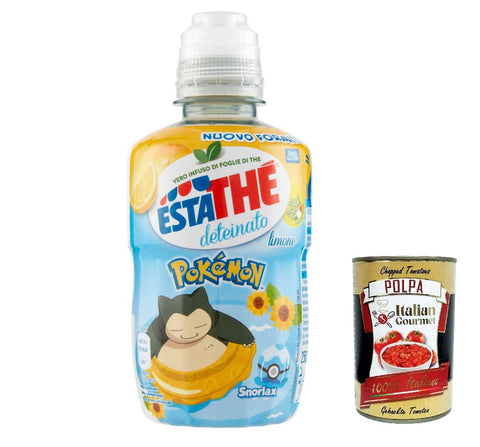 Lot De 12 Estathé Glacé Pour Enfants Citron Vert Décaféiné 250 Ml + Polpa Gourmet Italien 400 G