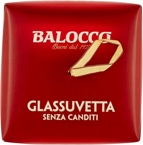 BALOCCO Panettone Glassuvetta senza canditi Panettone aux raisins secs sans fruits confits 1kg + Italian Gourmet polpa 400gr