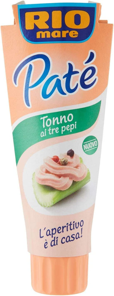 6 X Rio Mare Patè Tonno 3 Tre Pepi Crème Thon 3 Poivrons 100 G À Tartiner