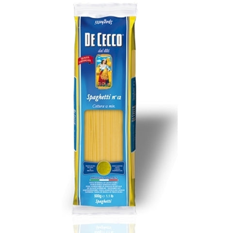 De Cecco 5x Espagueti No. 12 Pâte Italienne 500 G.