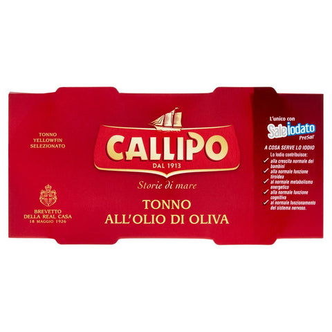 Callipo - Tonna All'olio Di Oliva - Tin - 2 X 160g
