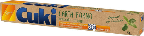 Cuki Lot De 24 Fours En Papier Naturel 33 X 38 Cm Avec 20 Feuilles Chacun + Italian Gourmet Polpa 400 G