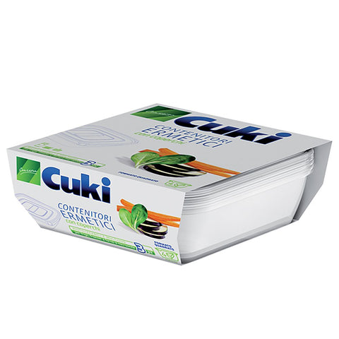 Cuki Lot De 3 Récipients Hermétiques Carré - Passe Au Micro-Ondes