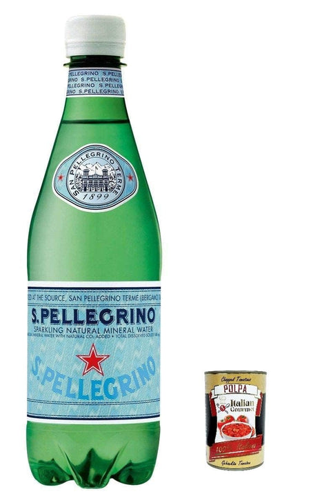 San Pellegrino Lot De 48 Bouteilles D'eau Minérale 50 Cl + Italian Gourmet Polpa 400 G