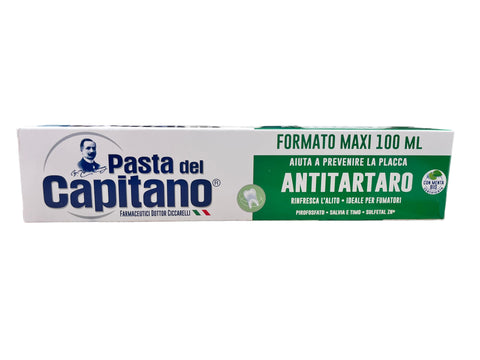 Pasta Del Capitano Antitartaro Dentifrice 100 Ml Lot De 2